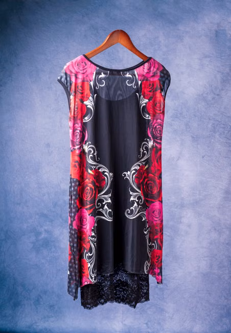 Vestido Floral Vermelho